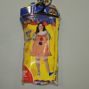 Spirit Dottie Clown Costume with Vibrant Colors